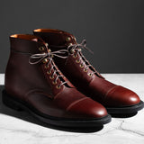Cap Toe Boot Tan Pioneer Reindeer