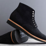Edward Boot Black Suede