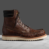 Field Boot Kango Tobacco Ostrich