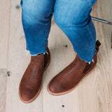 Josephine Chelsea Boot Dark Oak Roughout
