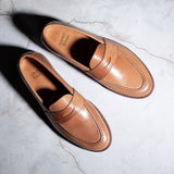 Pre-Order Coming Soon | Traveler Penny Honey Glazed Shell Cordovan